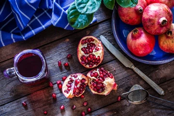 Värdet av jäsning granatäpplejuice